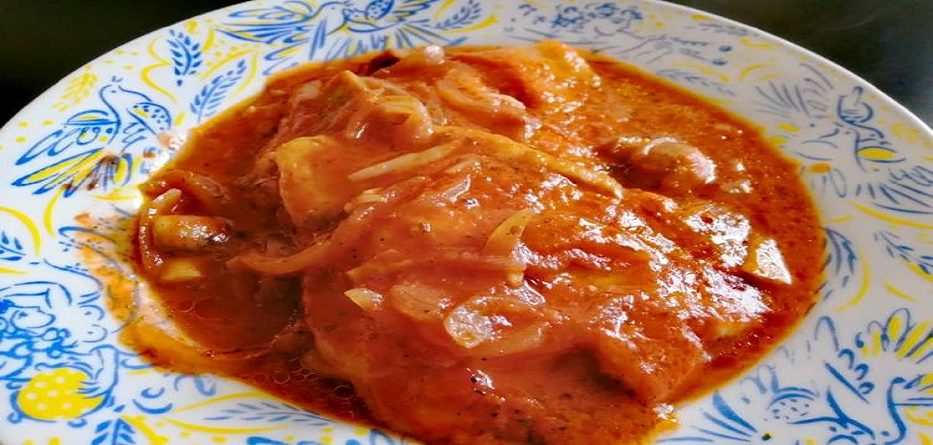 κοκκινιστό στο τηγάνι