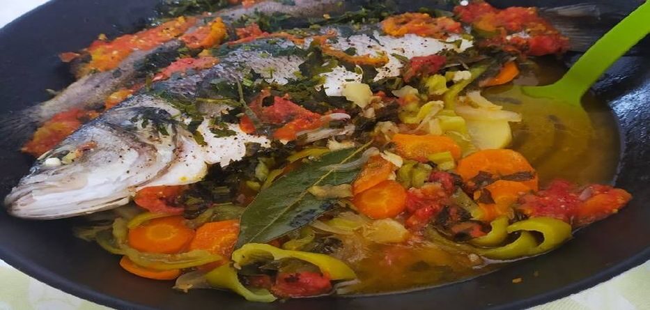 Ψάρια με λαχανικά